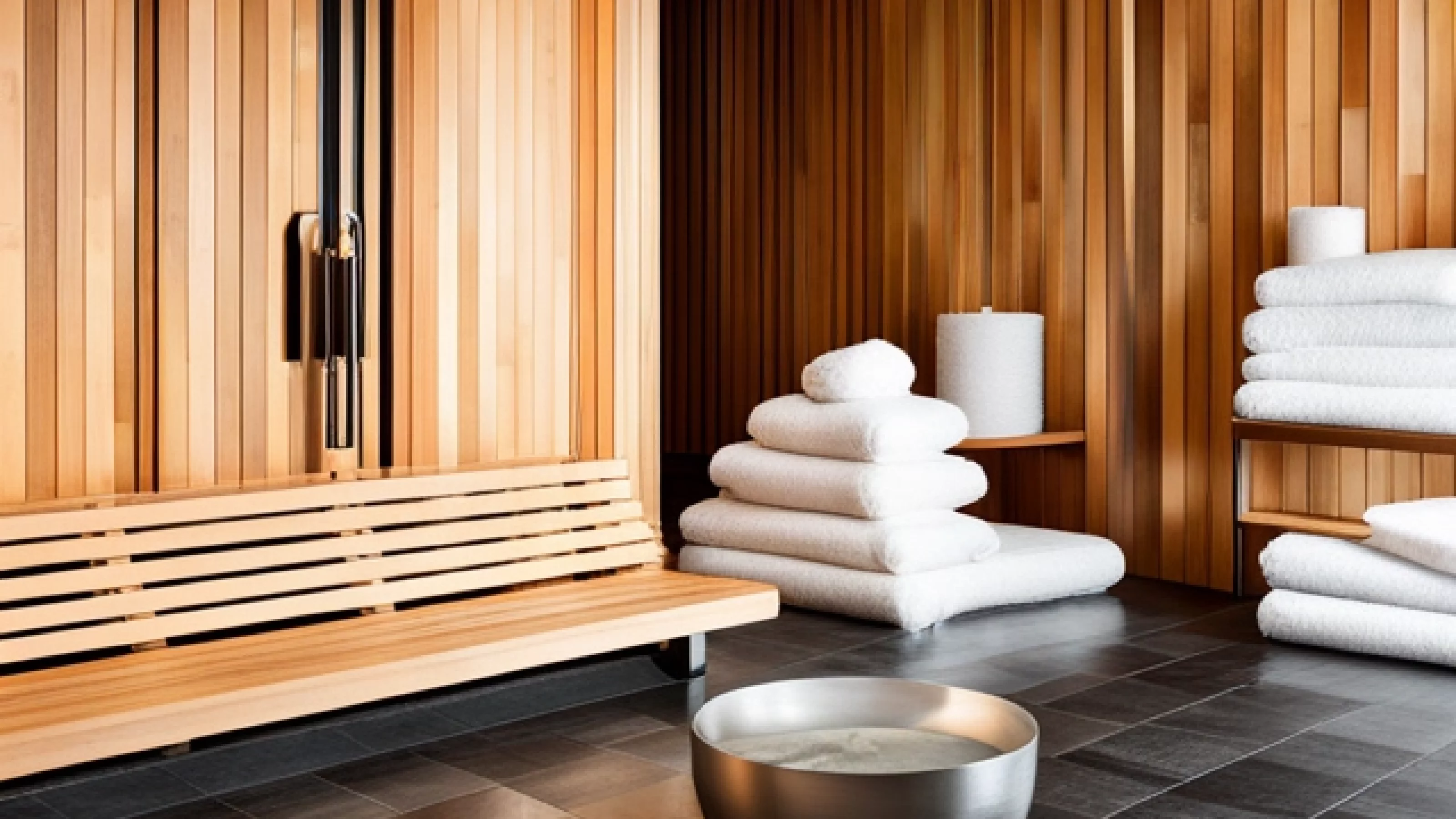 sauna, zen, ice, wellness