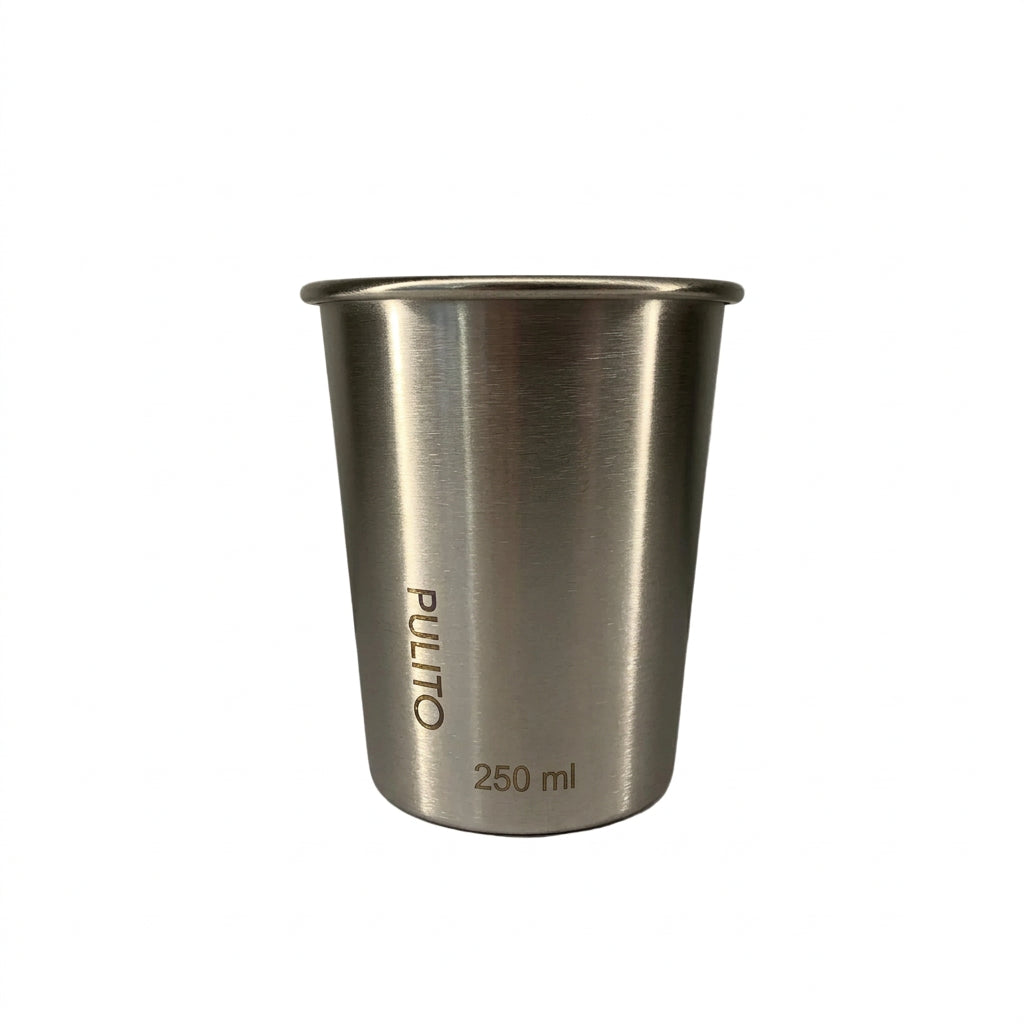 Kop i rustfri stål 250 ml. - Pulito