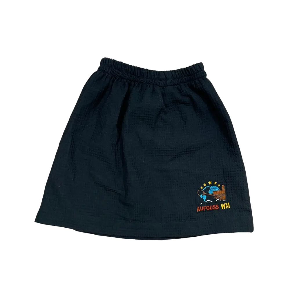 Sauna kilt i vaffelstof - Aufguss WM logo