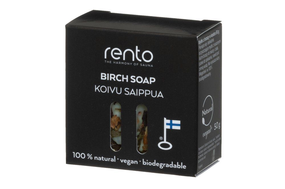 Birke Sæbebar 50 g – Rento