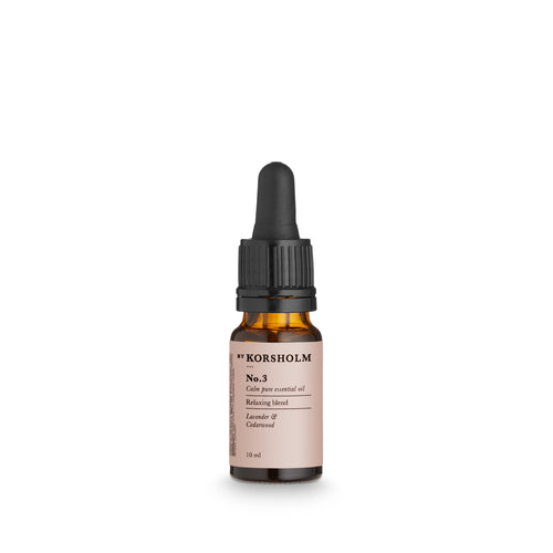 No3 Calm æterisk olie 10 ml fra By Korsholm - lavendel og cedertræ