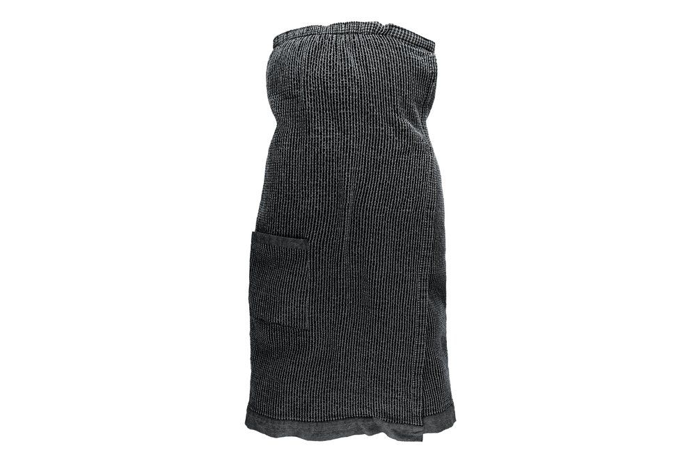 Rento Kenno Sarong 85x145 cm. sort/grå