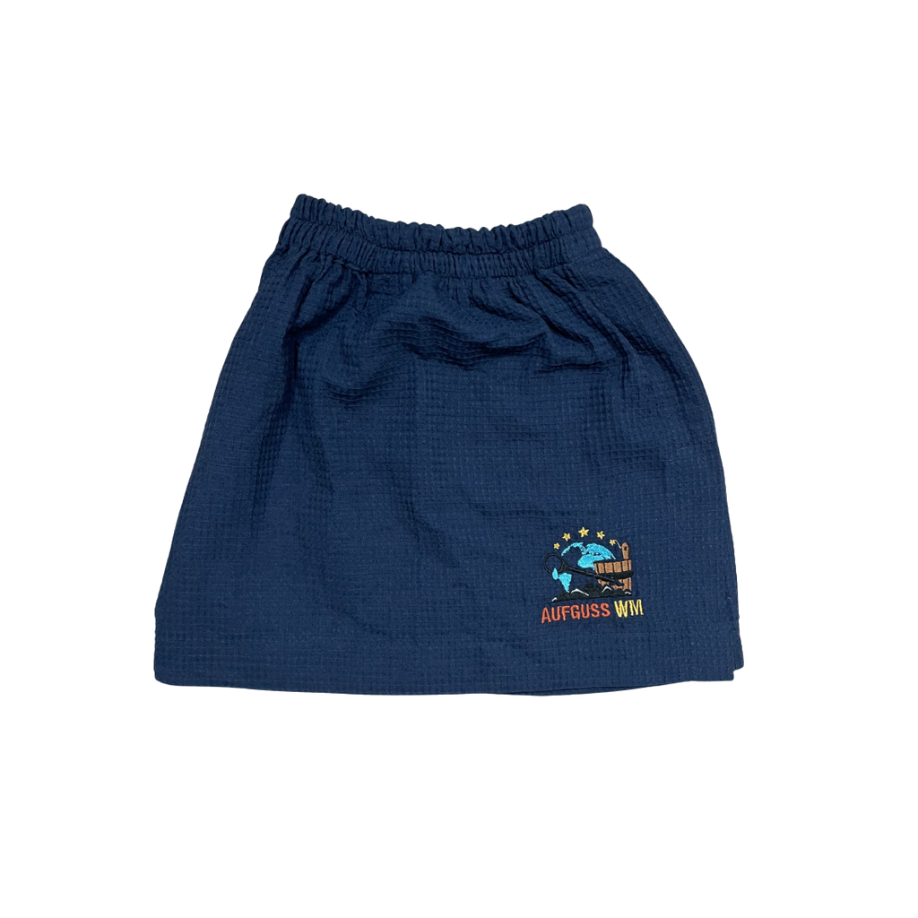 Sauna kilt i vaffelstof - Aufguss WM logo