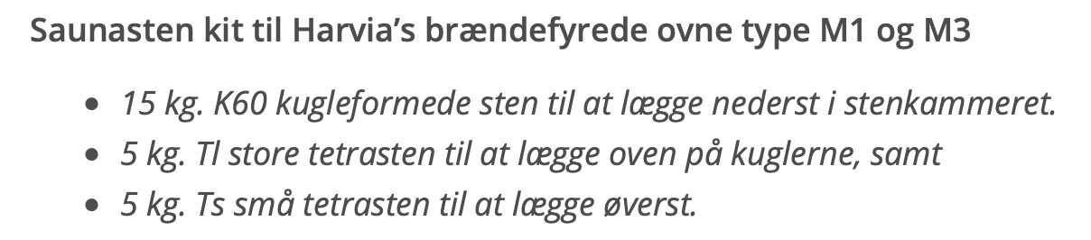 Saunasten fra Kerkes