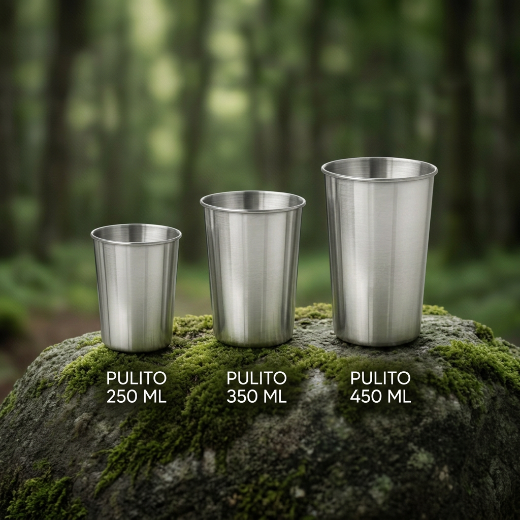 Kop i rustfrit stål – Pulito PureDrinkCup