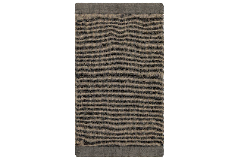 Sauna Sidde Håndklæde 90x180 cm - Sort/Beige