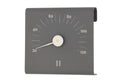Sauna Thermometer - Rento Aluminium - Grey