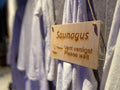 Saunagus dørskilt