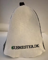 Saunahue med Gusmester.dk Logo fra Saunagut