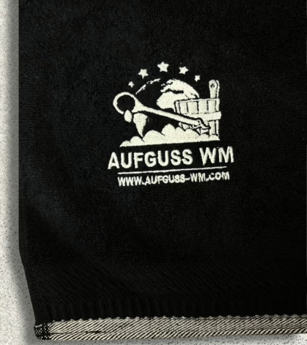 Gusmester Svinghåndklæde, Sort med WM logo