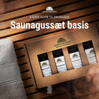 Sauna-Aufguss-Set Basis von Urtegaarden – 4 ätherische Öle